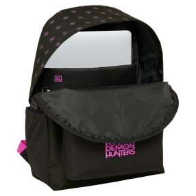 Mochila portatil Negra Kpop Demon Hunters 14,1 pulgadas