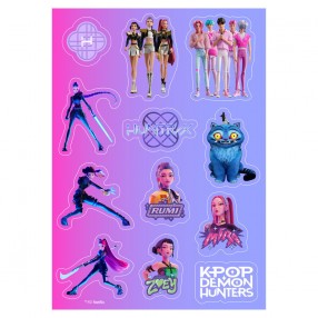 Set Pegatinas Stationery Kpop Demon Hunters surtido