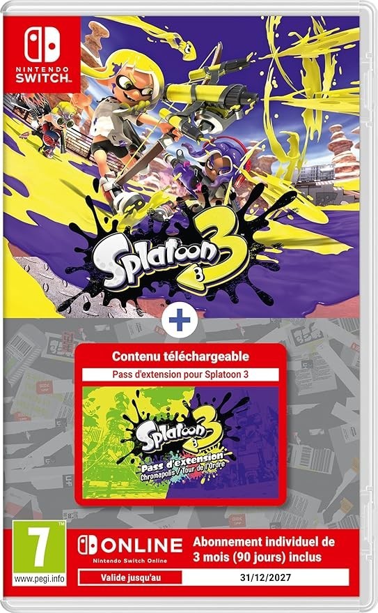 Splatoon 3 + 3 Months NSO (FR/Multi in Game)