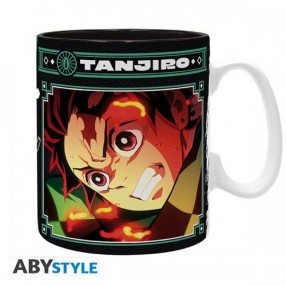 Demon Slayer Tazza 460ml Subli: Tanjiro Black & Green