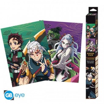 Demon Slayer Set 2 Posters Chibi: Entertainment District