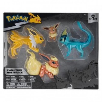 Pokemon Select Evolution Multipack Eevee 4 Personaggi (B)