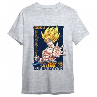 Camiseta Goku Super Saiyan Dragon Ball Z adulto