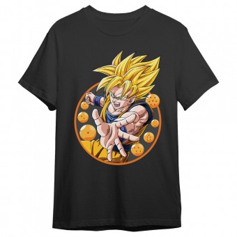 Camiseta Goku Super Saiyan Dragon Ball Z adulto
