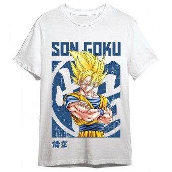 Camiseta Goku Super Saiyan Dragon Ball Z adulto