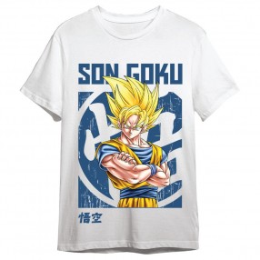 Camiseta Goku Super Saiyan Dragon Ball Z adulto