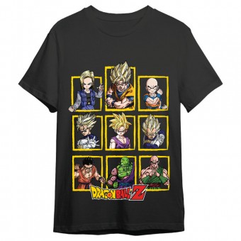 Camiseta Personajes Dragon Ball Z adulto