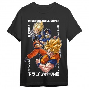 Camiseta Vegeta & Goku Dragon Ball Super adulto