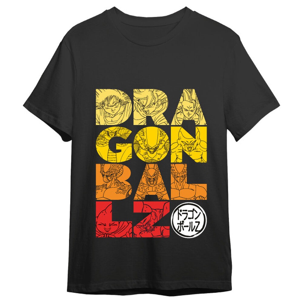 Camiseta Letters Dragon Ball Z adulto