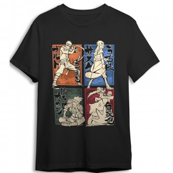Camiseta Personajes Naruto Shippuden adulto