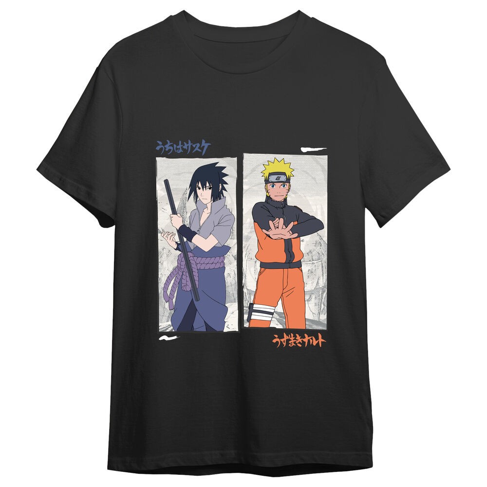 Camiseta Naruto vs Sasuke Naruto Shippuden adulto