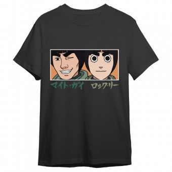 Camiseta Guy Sensei & Rock Lee Eyes Naruto Shippuden adulto
