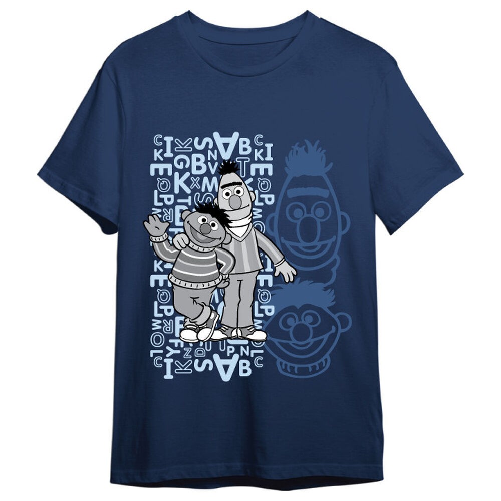 Camiseta Epi y Blas Barrio Sesamo adulto
