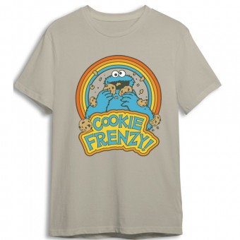 Camiseta Triki Monstruo de las Galletas Barrio Sesamo adulto