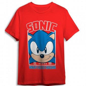 Camiseta Fastest Sonic the Hedgehog adulto