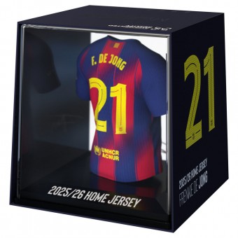 Figura Mini Camiseta Frenkie de Jong FC Barcelona