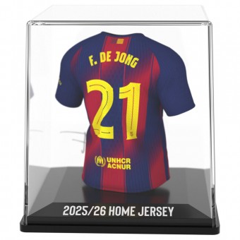 Figura Mini Camiseta Frenkie de Jong FC Barcelona