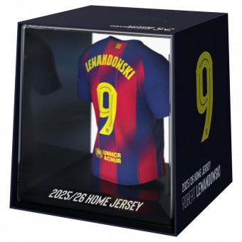 Figura Mini Camiseta Lewandowski FC Barcelona
