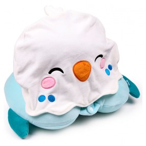 Almohada viaje capucha Kiki El Periquito Hoodeazzz