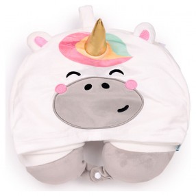 Almohada viaje capucha Astra El Unicornio Hoodeazzz
