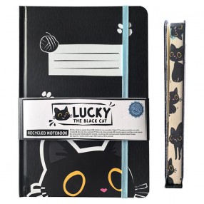 Libreta A5 Lucky the Black Cat