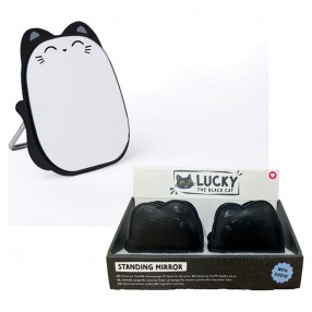 Espejo sobremesa Gato Negro Lucky the Black Cat