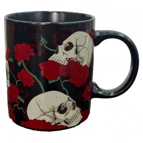 Taza Calaveras y Rosas 300ml