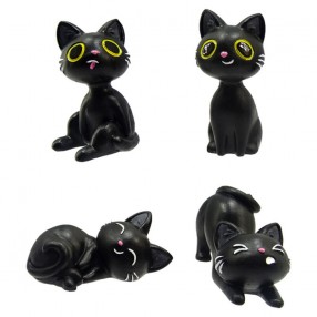 Amuleto en Caja Gato Negro surtido