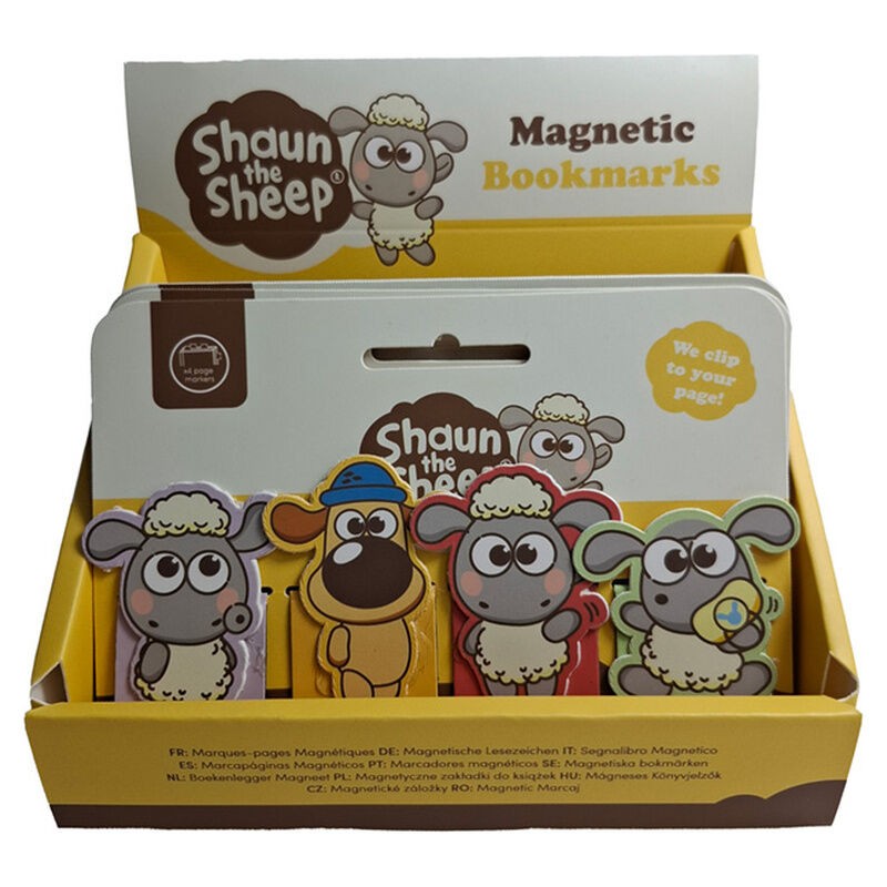 Set marcapaginas Magnéticos Oveja Shaun
