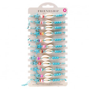 Pulsera Boho conchas y estrellas de mar surtido