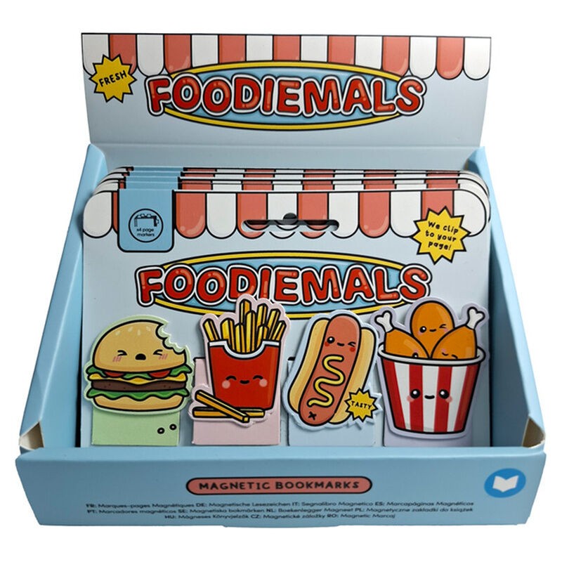 Set marcapaginas Comida Rápida Foodiemals