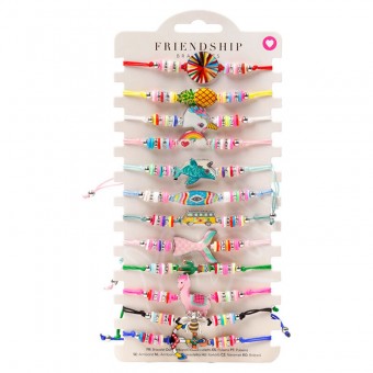 Pulsera Boho playa personajes surtido