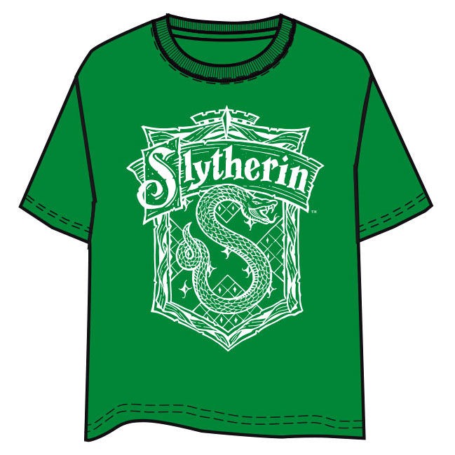 Camiseta Slytherin Harry Potter adulto