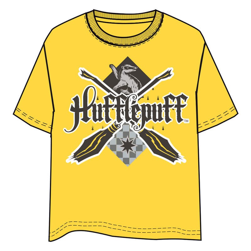 Camiseta Hufflepuff Harry Potter adulto
