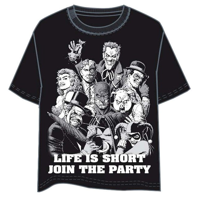 Camiseta Party Batman DC Comics adulto