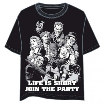 Camiseta Party Batman DC Comics adulto