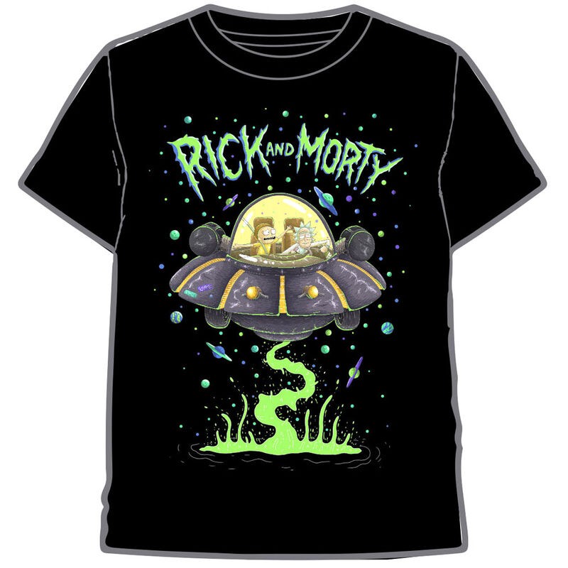 Camiseta Nave Rick and Morty adulto