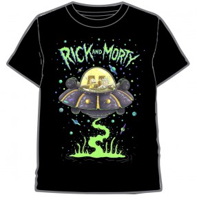 Camiseta Nave Rick and Morty adulto