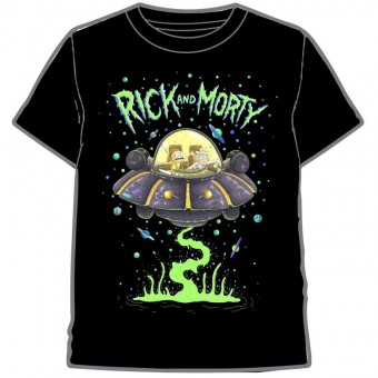 Camiseta Nave Rick and Morty adulto