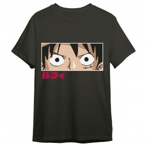 Camiseta Monkey D. Luffy Eyes One Piece adulto