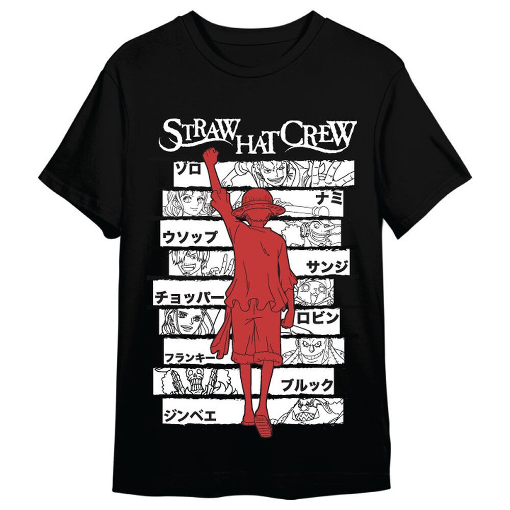 Camiseta Monkey D. Luffy Straw Hat Crew One Piece adulto