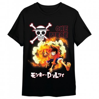 Camiseta Monkey D. Luffy Attack One Piece adulto
