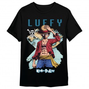 Camiseta Monkey D. Luffy Map One Piece adulto