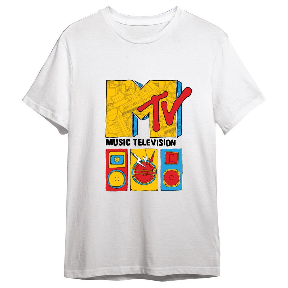 Camiseta Logo MTV adulto