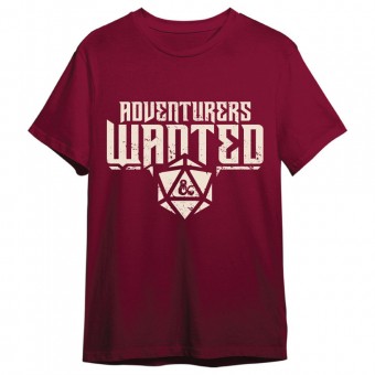 Camiseta Adventurers Wanted Dungeons & Dragons adulto