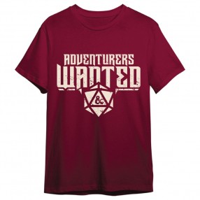 Camiseta Adventurers Wanted Dungeons & Dragons adulto