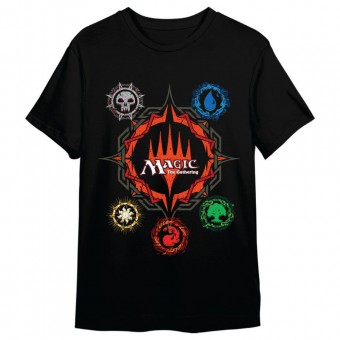 Camiseta Mana Symbols Magic the Gathering adulto