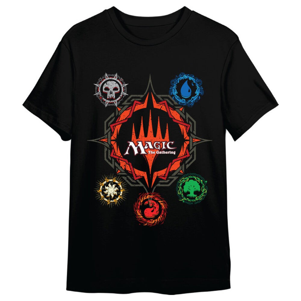 Camiseta Mana Symbols Magic the Gathering adulto