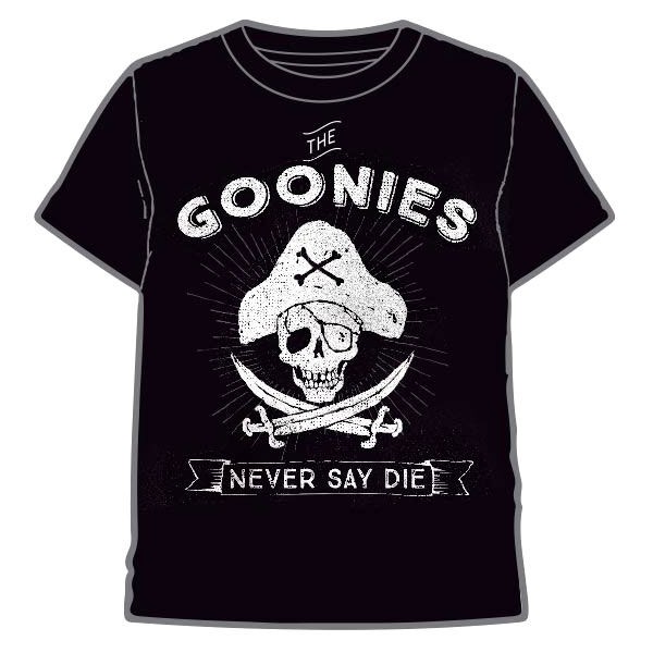 Camiseta Never Say Die The Goonies adulto