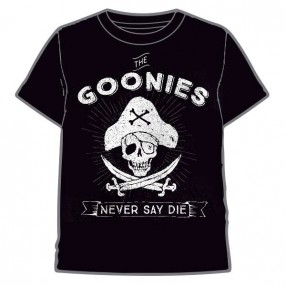 Camiseta Never Say Die The Goonies adulto